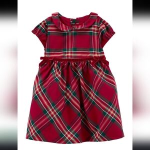 ✅4/25$✅‎ Carter's 18 Months Baby Holiday Christmas Dress 3 Pieces Set E-B1